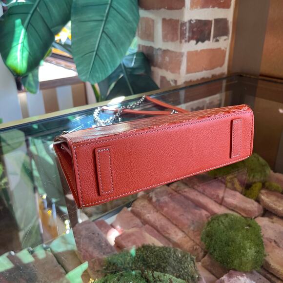 GOYARD Sac Rouette Structured Mini Orange Goyardine Chevroches Calfskin  Bag - Picture 5 of 11